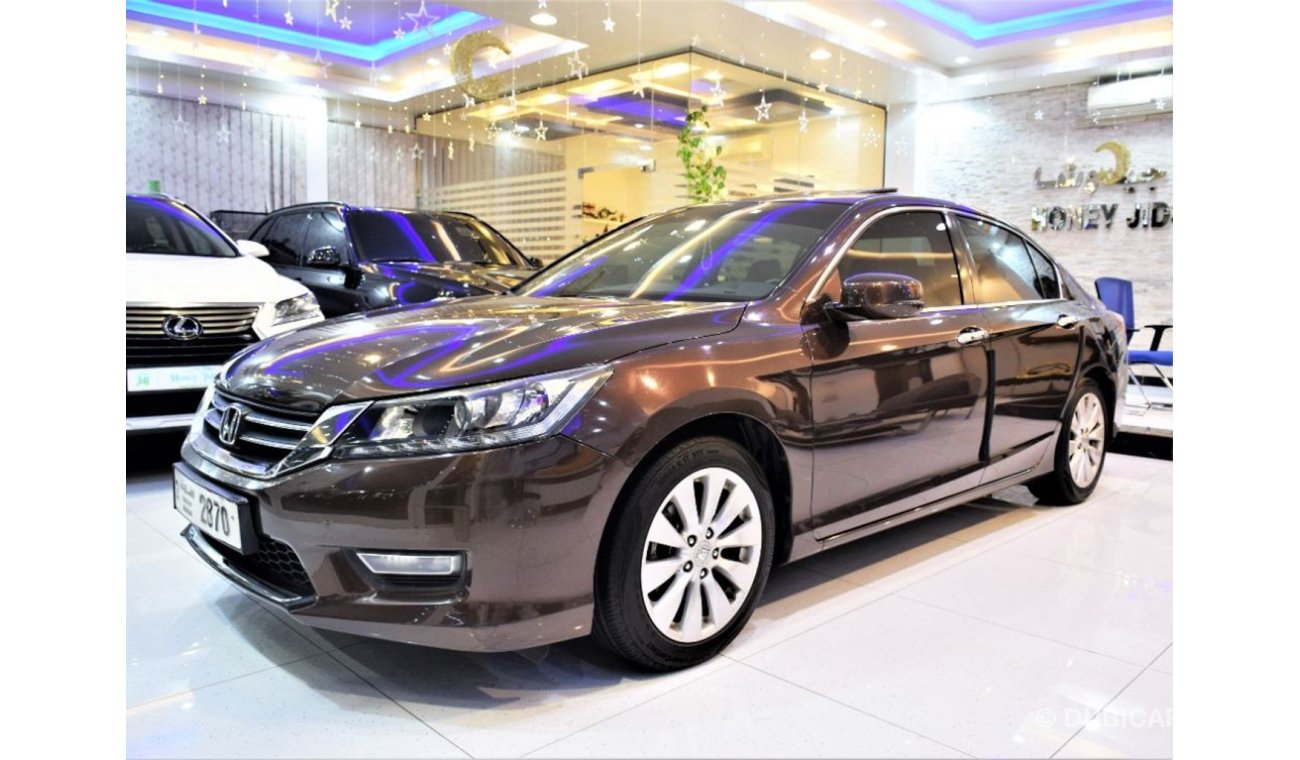 Honda Accord Amazing Honda Accord 2013 Model!! in Brown Color! GCC Specs