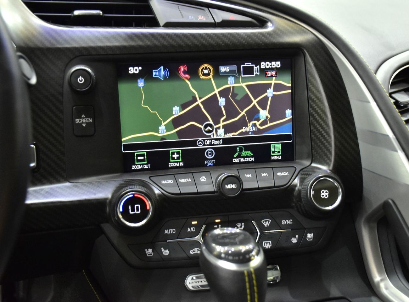 Chevrolet Corvette EXCELLENT DEAL for our Chevrolet Corvette C7 Grand Sport ( 2017 Model ) in Yellow Color GCC Specs
