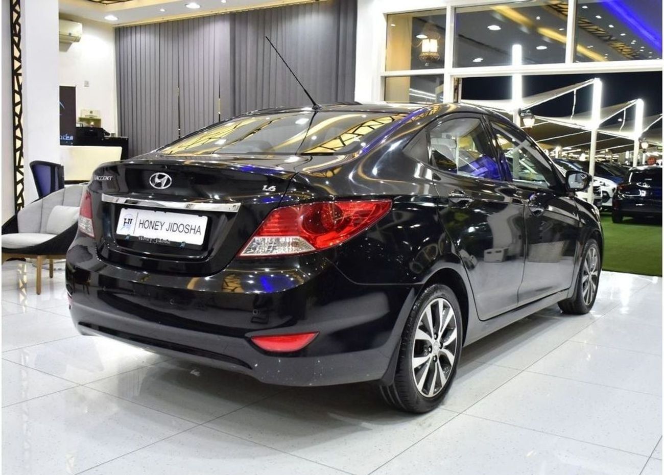 هيونداي أكسنت EXCELLENT DEAL for our Hyundai Accent 1.6L ( 2014 Model ) in Black Color GCC Specs