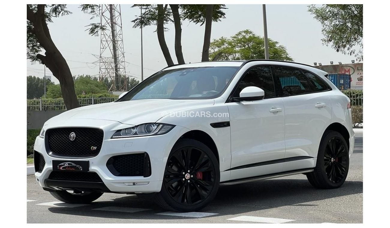 Jaguar F Pace JAGUAR F PACE S 2017 GCC V6 3.0L FULL OPTIONE FULL AGENCY SERVICE HISTORY ORIGINAL P