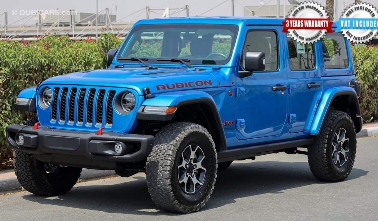 Jeep Wrangler Unlimited Rubicon V6 3.6L , GCC , 2022 , 0Km , with 3 Yrs or 60K Km WNTY @Official Dealer