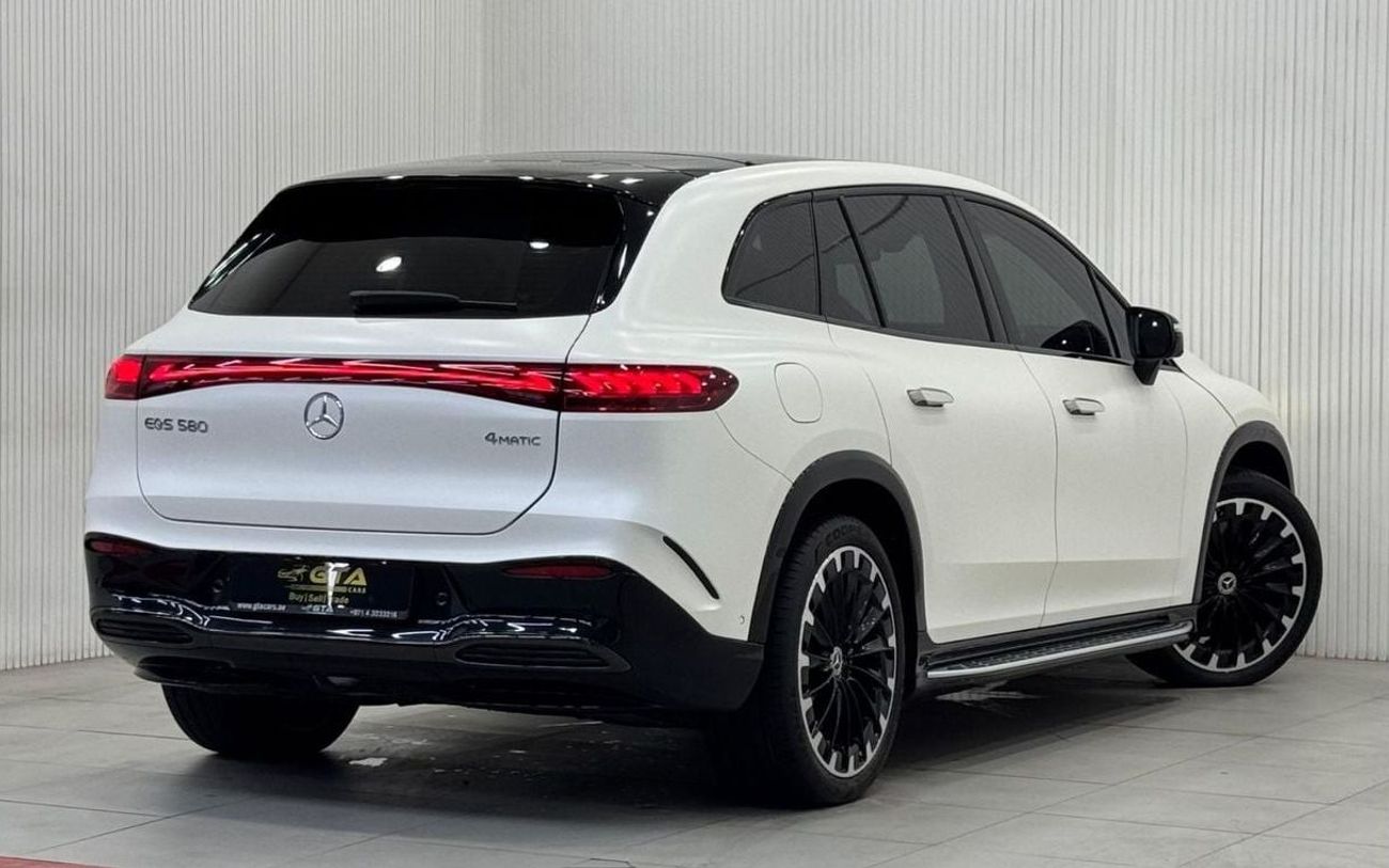مرسيدس بنز EQS 580 SUV 4MATIC 2024 Mercedes Benz EQS 580 4MATIC, Jan 2029 Mercedes Warranty + Service Pack, Fully Loaded, G