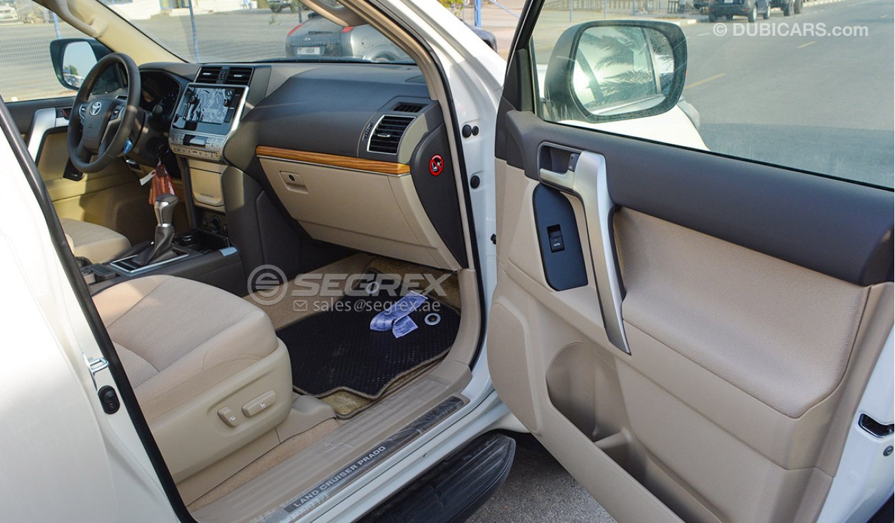 Toyota Prado 2.7L PETROL,A/T VX ,Sunroof, 2 electric seats ,Black/Black available -اسود متوفر