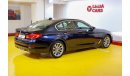 BMW 520i BMW 520i Exclusive 2018 GCC under Agency Warranty with Flexible Down-Payment.