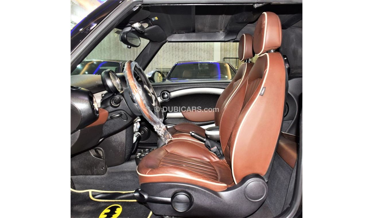 ميني كوبر إس VERY LOW MILEAGE!!! Only 51,000KM! Mini Cooper S Convertible! 2010 Model!! in Black Color! GCC Specs