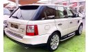 Land Rover Range Rover Sport HSE Model 2009 Gulf white color inside beige leather hatch, wheels, sensors, screen, in excellent condit
