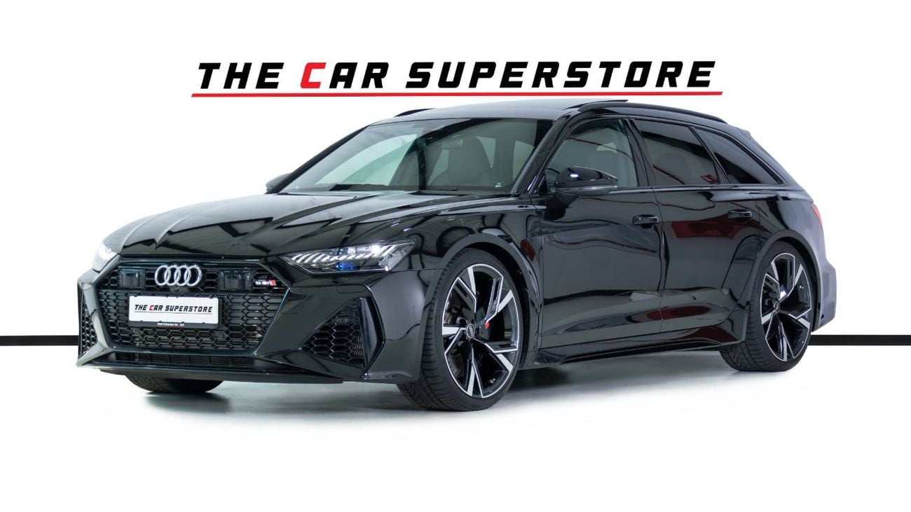 Audi RS6 Special Order-Premium Metallic Paint-Black on Black-Fastest Exclusive Estate