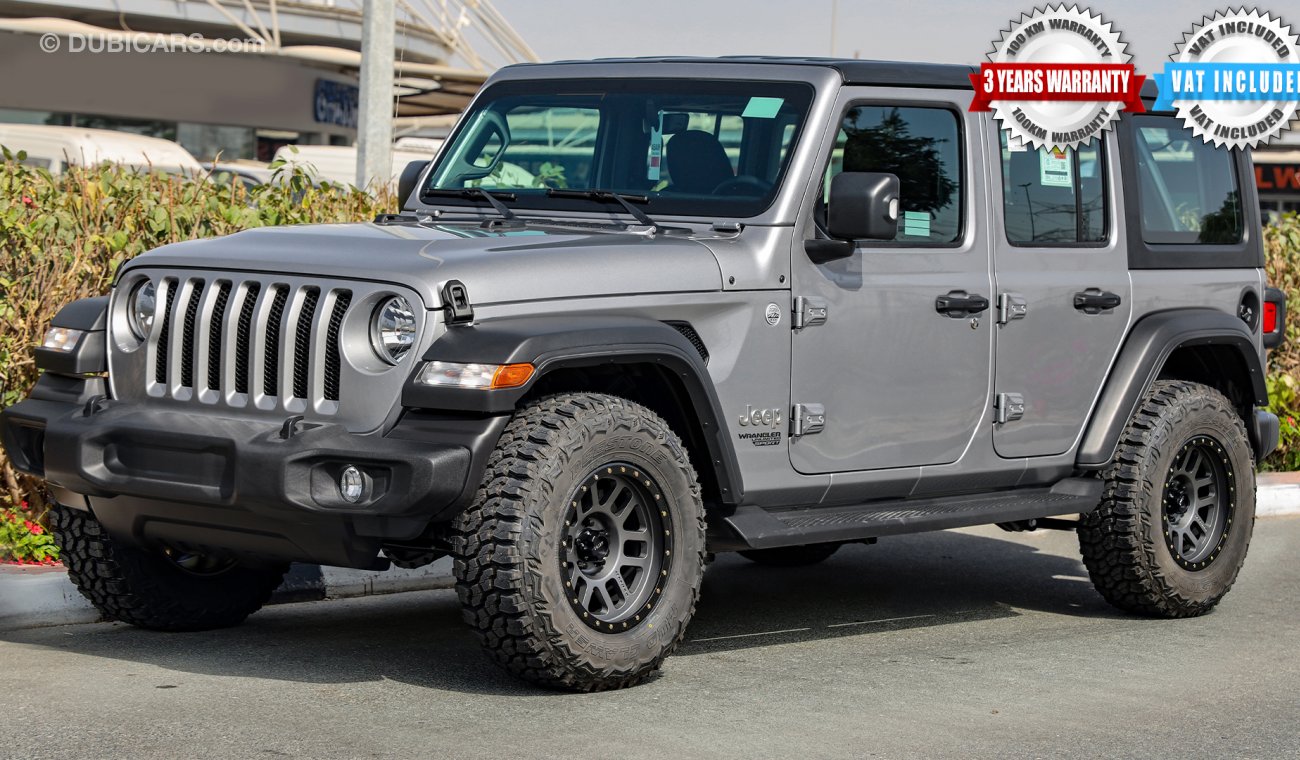 Jeep Wrangler 2021 UNLIMITED SPORT V6 3.6L W/ 3 Yrs or 60K km Warranty @ Trading Enterprises