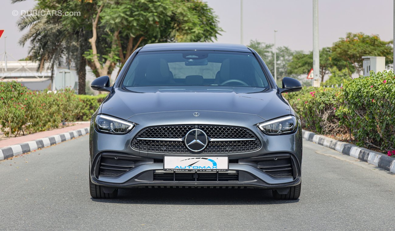 Mercedes-Benz C 180 "Baby S-Class" , Night Package , 2022 , GCC , 0Km , W/3 Yrs or 100K Km WNTY