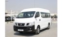 Nissan Urvan URVAN NV350 -HIGH ROOF 13 SEATER - GCC SPECS EXCELLENT CONDITION