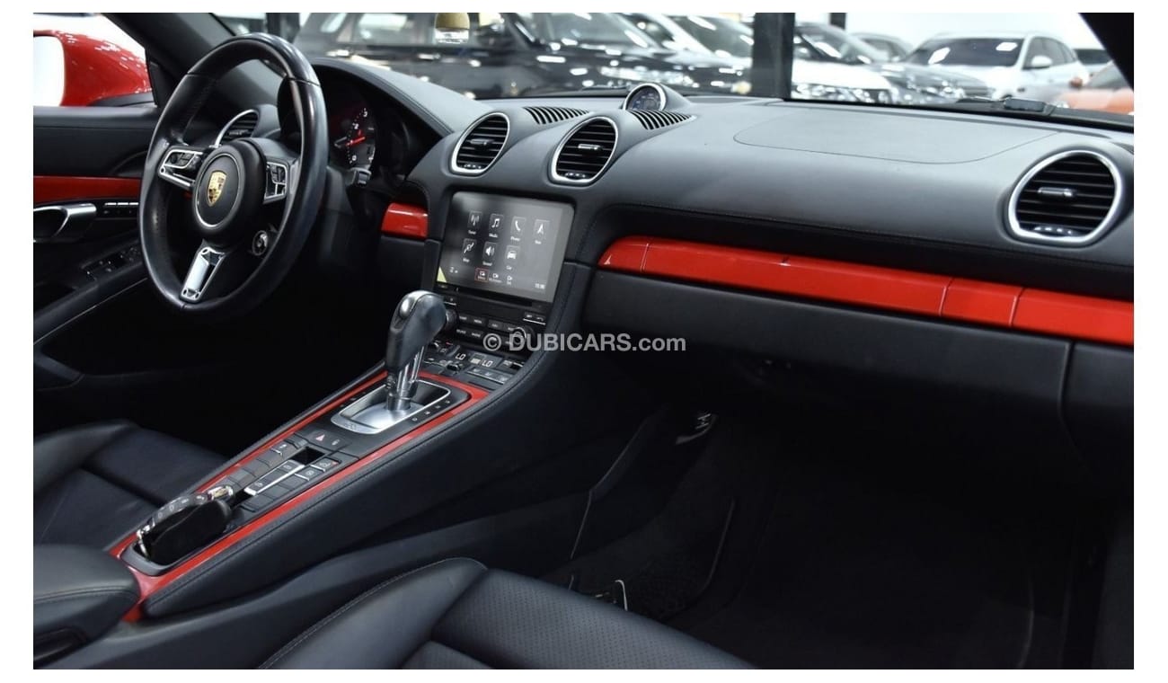 Porsche 718 Boxster EXCELLENT DEAL for our Porsche 718 Boxster S 2.5L ( 2017 Model ) in Red Color GCC Specs