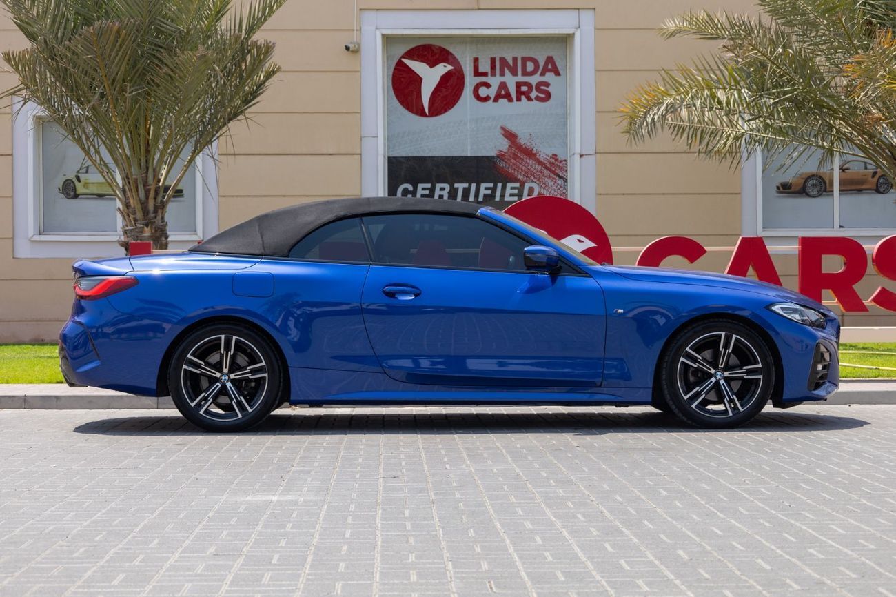 BMW 420i BMW 420i M-Sport Convertible 2024 GCC under Agency Warranty and Service Contract with Flexible Down-
