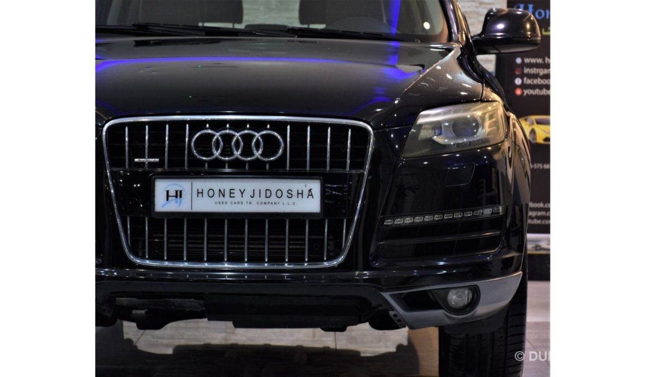 Audi Q7 EXCELLENT DEAL for our Audi Q7 ( Quattro 2013 Model! ) in Black Color! GCC Specs