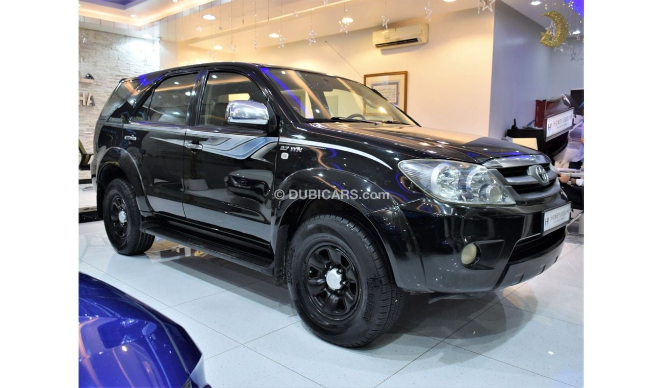 Toyota Fortuner EXCELLENT DEAL for our Toyota Fortuner SR5 2.7 VVT-i 2006 Model!! in Black Color! GCC Specs