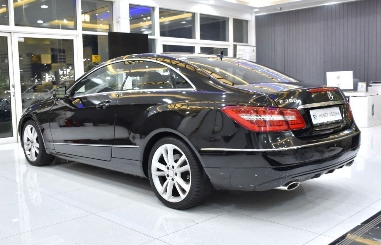 مرسيدس بنز E300 EXCELLENT DEAL for our Mercedes Benz E300 Coupe ( 2013 Model ) in Black Color GCC Specs