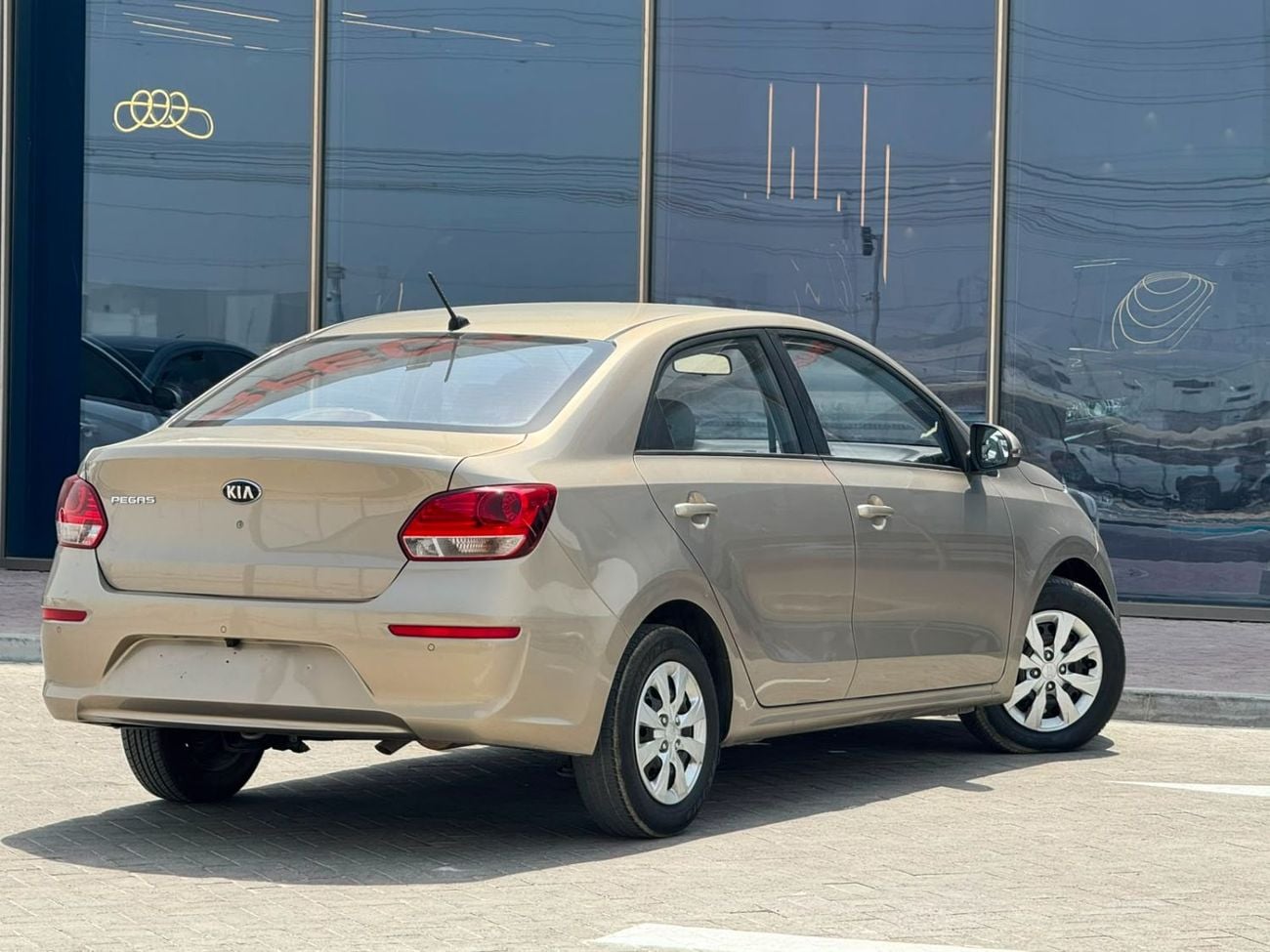 Kia Pegas LX 380/- Monthly l GCC l Cruise, Camera, GPS I Accident Free