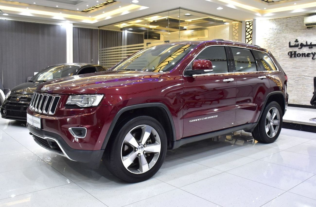 Jeep Grand Cherokee EXCELLENT DEAL for our Jeep Grand Cherokee Limited 4x4 ( 2016 Model ) in Red Color GCC Specs