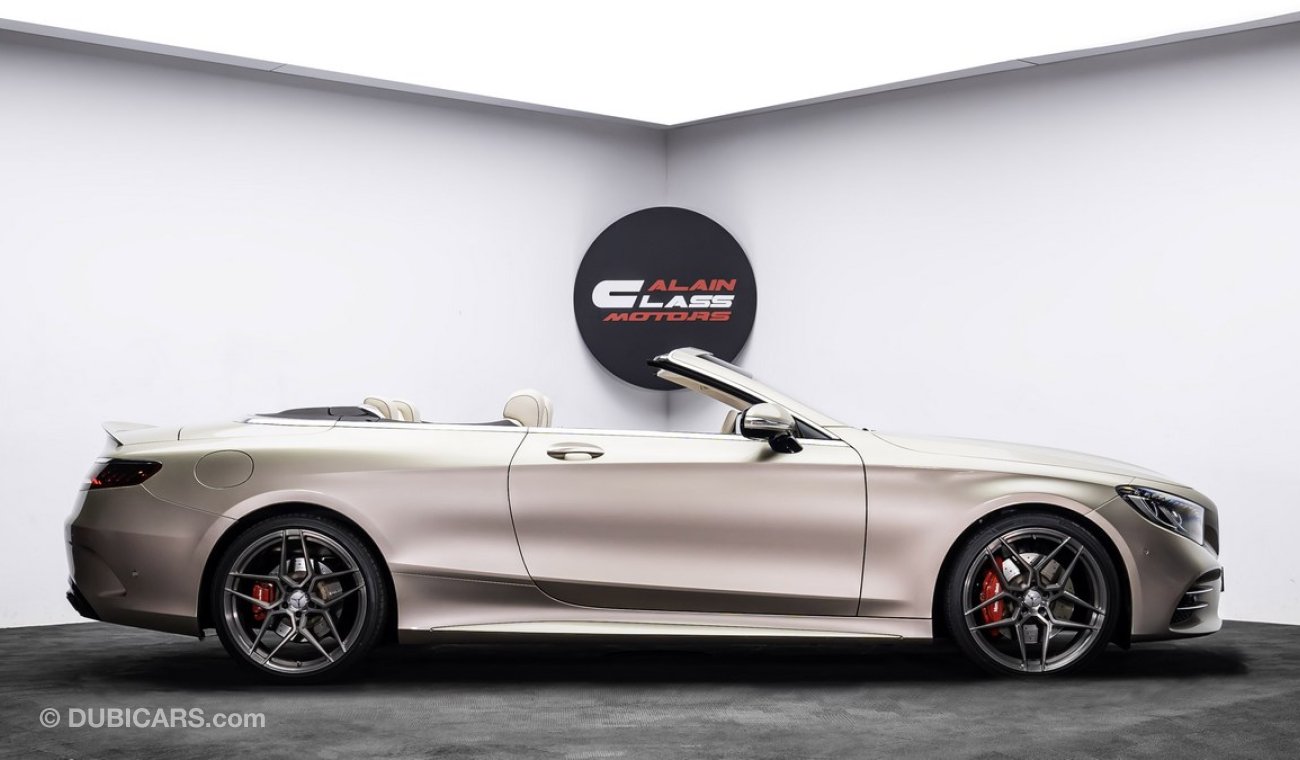 Mercedes-Benz S 560 Cabriolet 2019 - GCC Under Warranty and Service Contract