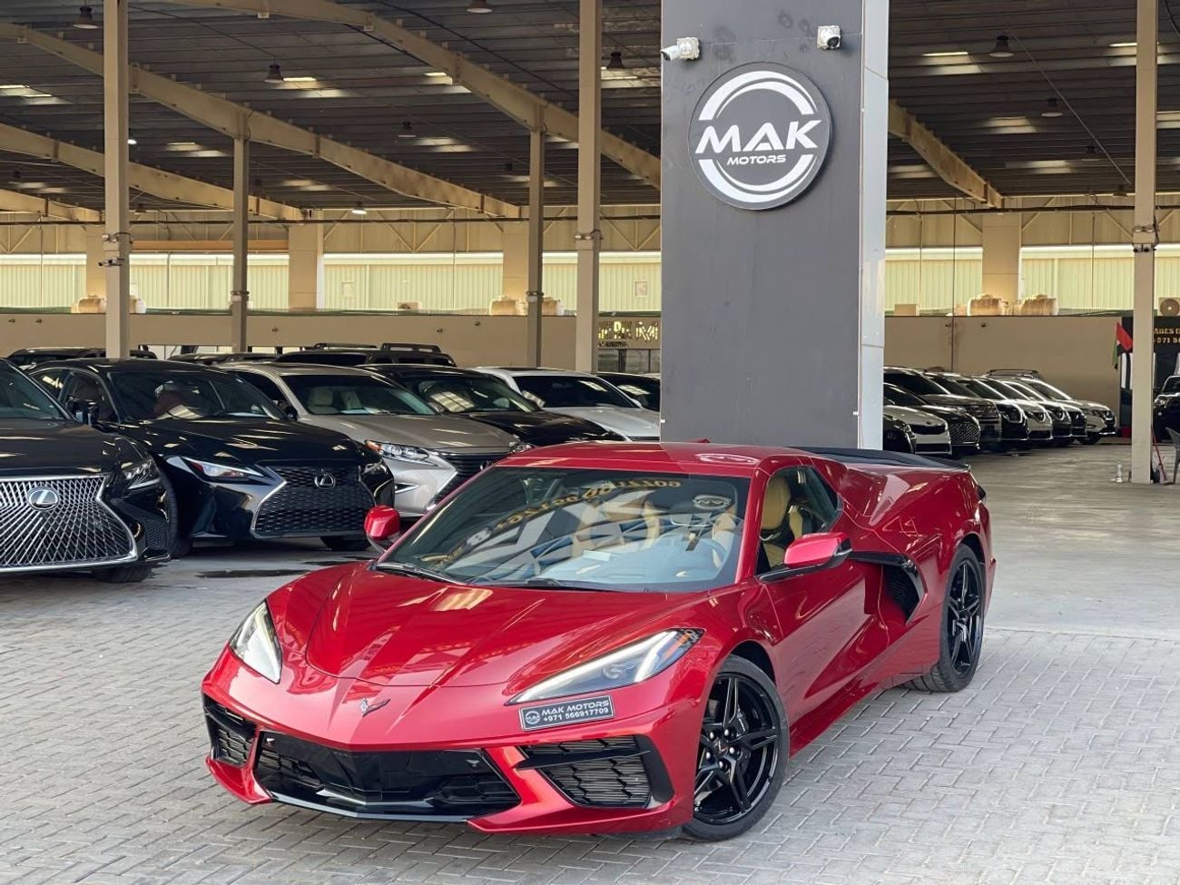 Chevrolet Corvette STINGRAY 3LT Z51 6.2L V8 / CONVERTIBLE / LOW MILEAGE / FULL OPTION / BIG SCREEN