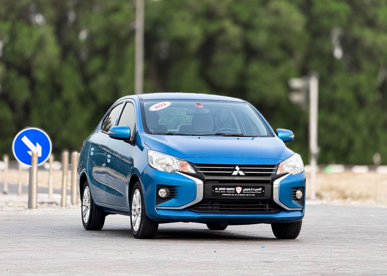 Mitsubishi Attrage Mitsubishi attrage 2022 GCC  accident-free in excellent condition 376 P.M