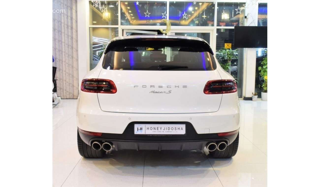 Porsche Macan S FULL SERVICE HISTORY ONLY 85000KM! AMAZING Porsche Macan S 2015 Model!! in White Color! GCC Specs