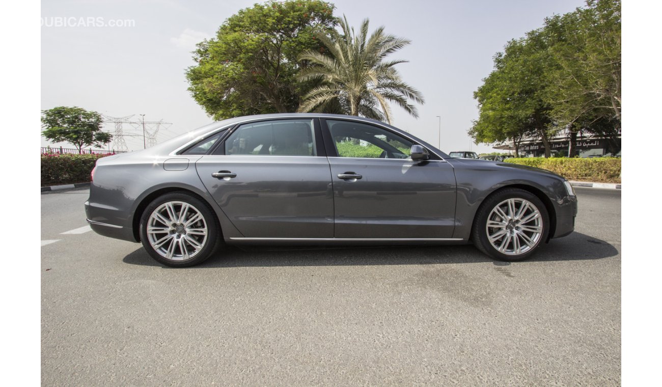 Audi A8 GCC AUDI A8L 50TFSI QUATTRO -2015- ZERO DOWN PAYMENT - 2345 AED/MONTHLY - 1 YEAR WARRANTY