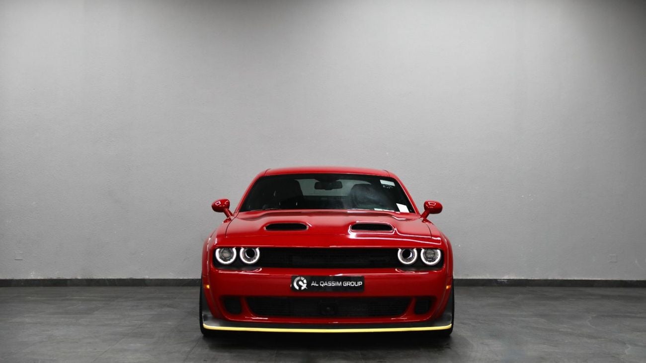 Dodge Challenger SRT Hellcat 6.2L (707 HP) | Brand New | Clean Title | 3 Years Warranty | AED7,600 monthly with 0% Do