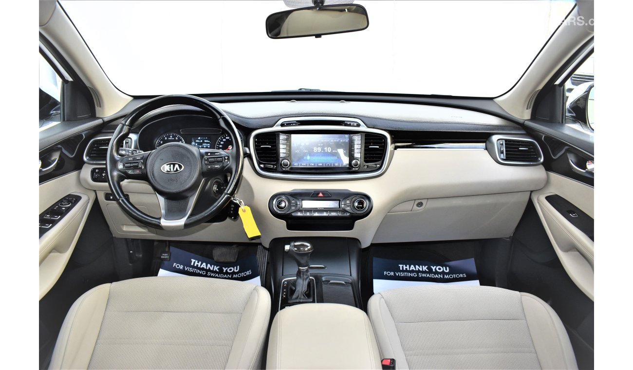 Kia Sorento DEALER WARRANTY 3.3L LX V6 AWD 2016 GCC SPECS