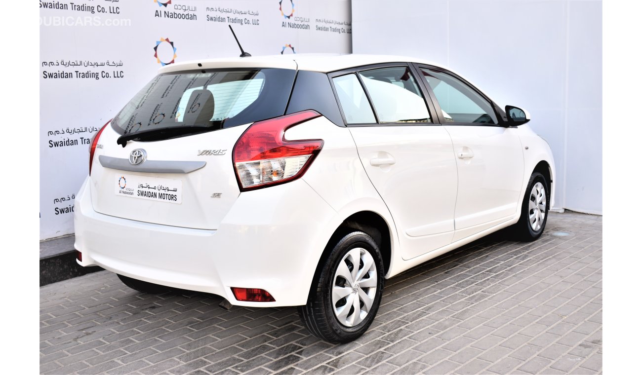 تويوتا يارس SE 1.3L HATCHBACK 2017 GCC SPECS DEALER WARRANTY