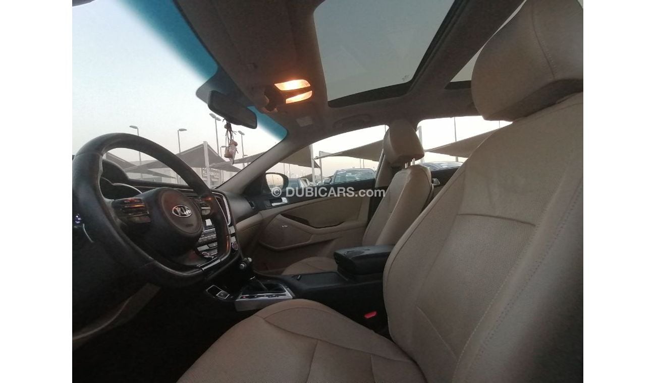 كيا أوبتيما كيا أوبتيما ٢٠١٤ مواصفات خليجيه فل اوبشن رقم 1 بدون حوادث نظيفه جدا جدا من الداخل والخارج