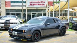 دودج تشالينجر Challenger SXT V6 2018/ FullOption/ SRT Body Kit/ Leather Seats/ Low Miles/ Very Good Condition