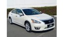 Nissan Altima EXCELLENT CONDITION NISSAN ALTIMA SL 2016 MODEL WHITE COLOUR 815 AED ONLY MONTHLY