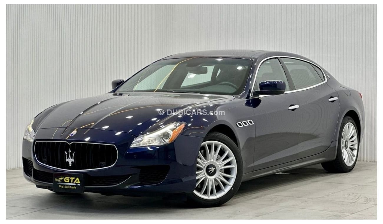 Maserati Quattroporte Std 2015 Maserati Quattroporte, Full Options, Low Kms, GCC