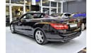 Mercedes Benz E350 EXCELLENT DEAL for our Mercedes Benz E350 CONVERTIBLE ( 2013 Model ) in Black Color GCC Specs