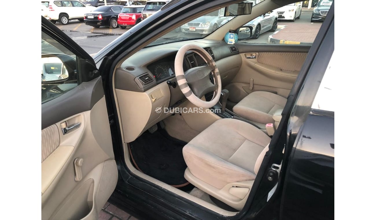 تويوتا كورولا تويوتا كرولا موديل 2007 خليجي السياره حاله وكاله من الداخل والخارج مثبت سرعه وحساسات جناح خلفي