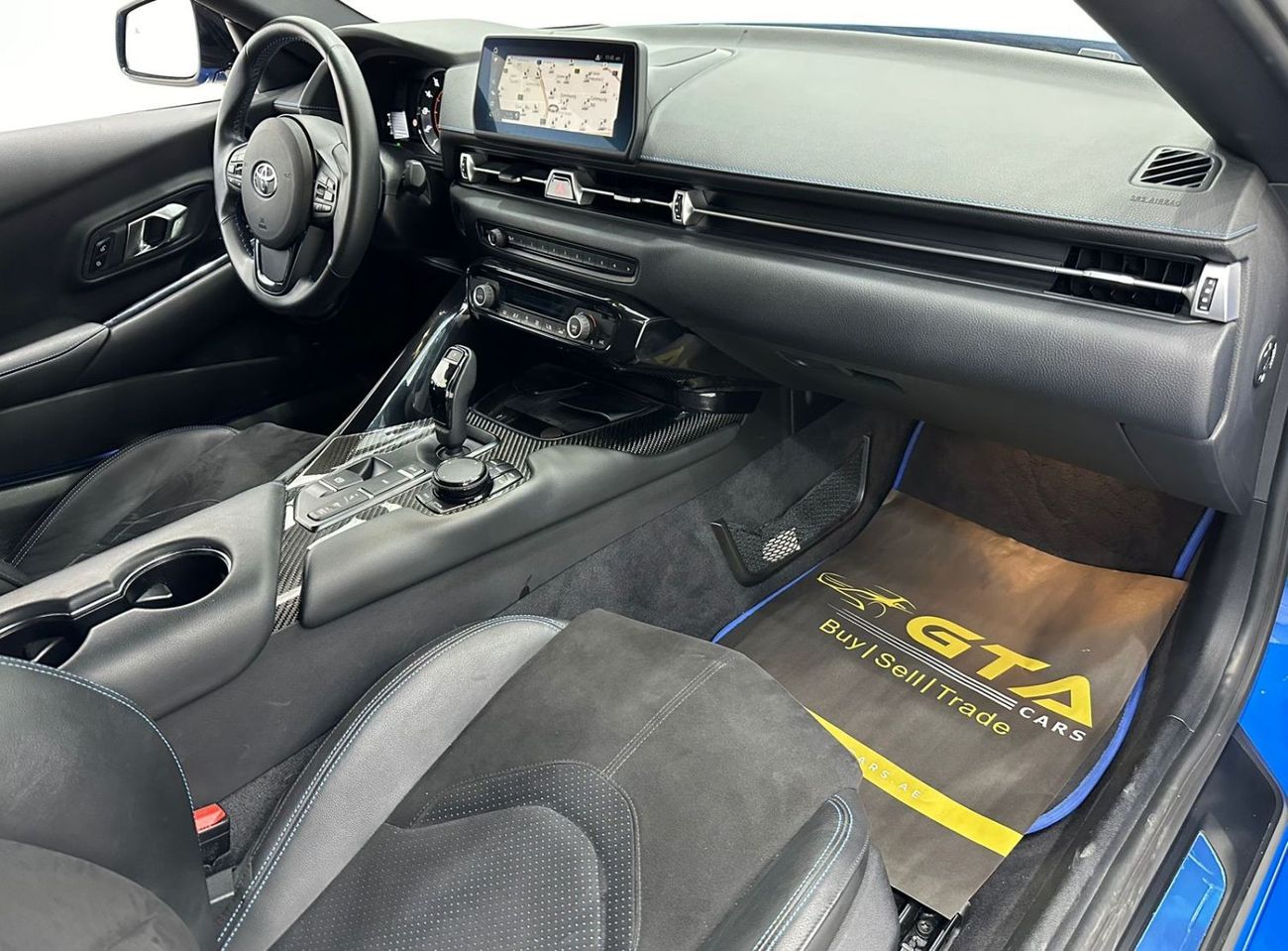 Toyota Supra GR Blue Edition 2021 Toyota Supra GR A91 Blue Edition, NOV 2026 Al Futtaim Warranty, Full Service Hi