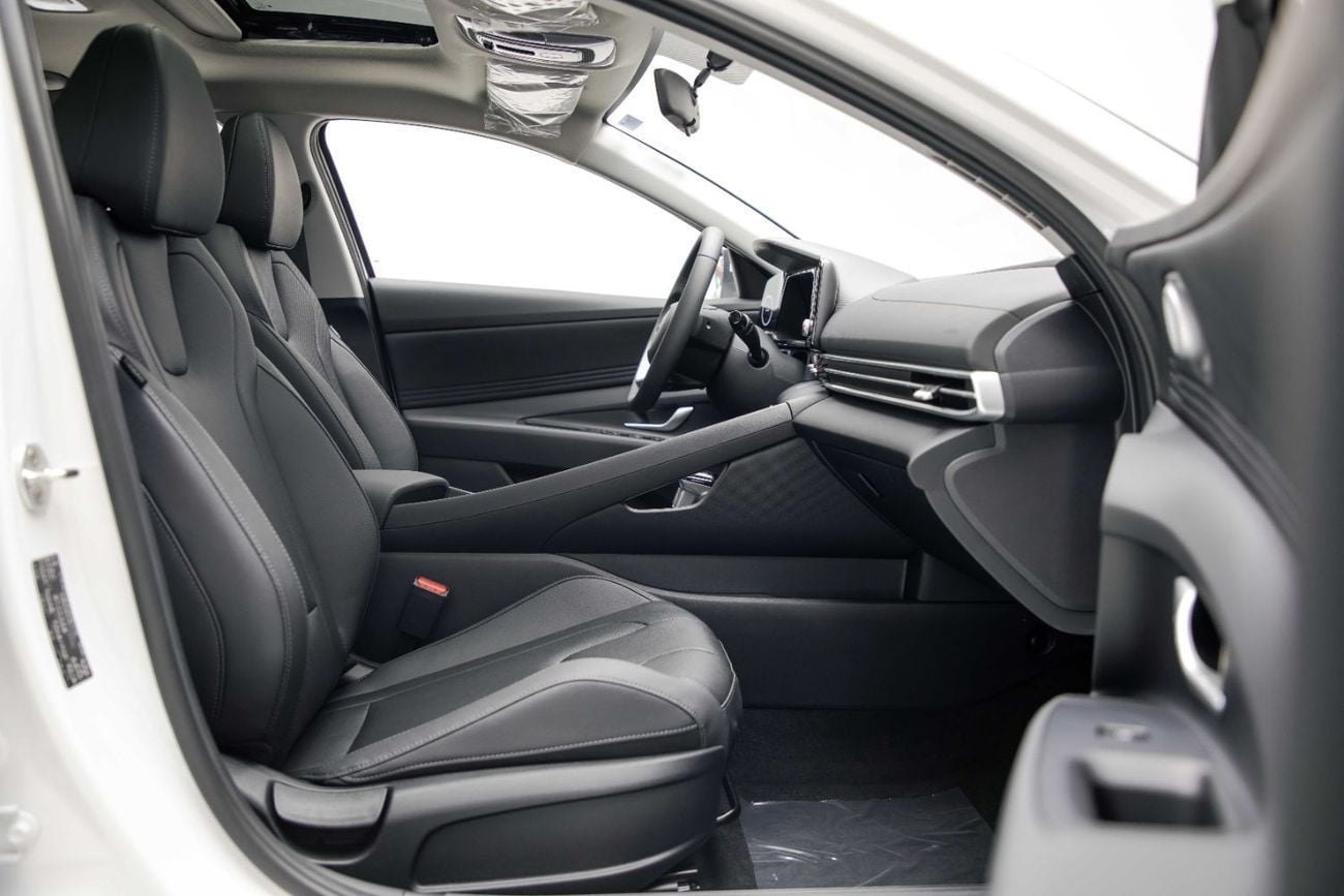 Hyundai Elantra GLX Elite 1.5L - White Inside Black | Export Only