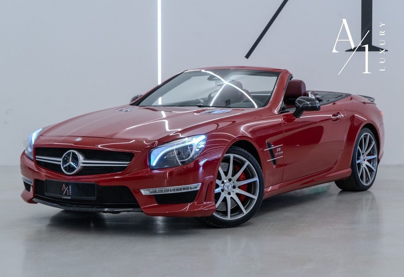 Mercedes Benz SL63 AMG Std 5.5L (577 HP) 2013 Mercedes SL 63, Excellent Condition, Carbon Fibre Accents, Fully Loaded, GCC
