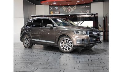 Audi Q7 AED 1,800 P.M | 2016 AUDI Q7 45 TFSI QUATTRO 3.0 L | 7 SEATS | GCC | UNDER WARRANTY