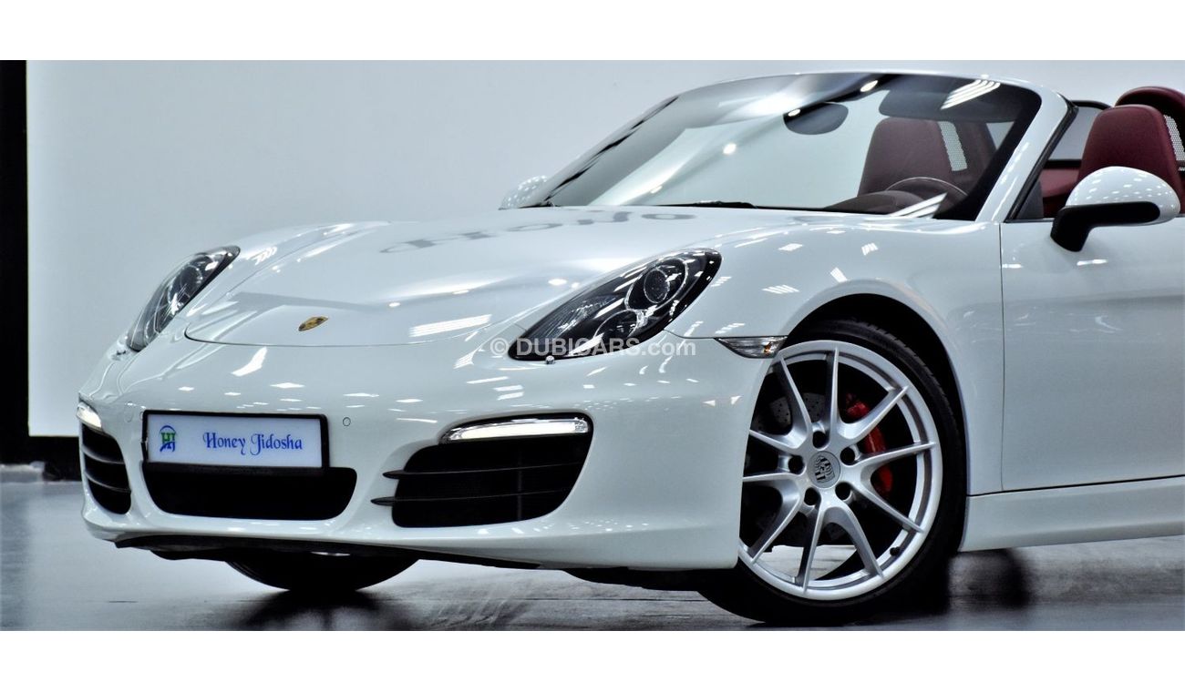 Porsche 718 Boxster EXCELLENT DEAL for our Porsche Boxster S ( 2014 Model ) in White Color GCC Specs