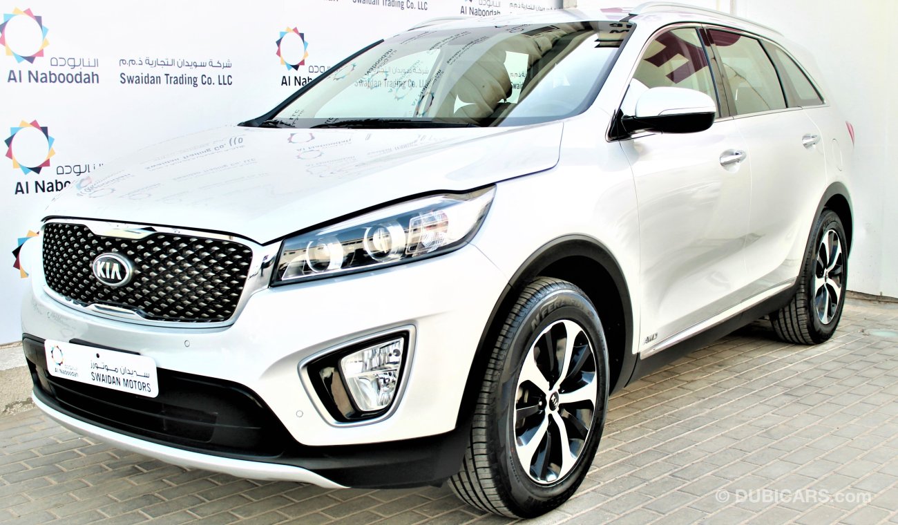 Kia Sorento 3.3L V6 AWD 2016 GCC SPECS DEALER WARRANTY WITH NAVIGATION