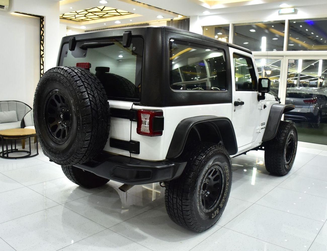 جيب رانجلر EXCELLENT DEAL for our Jeep Wrangler Sport ( 2017 Model ) in White Color GCC Specs