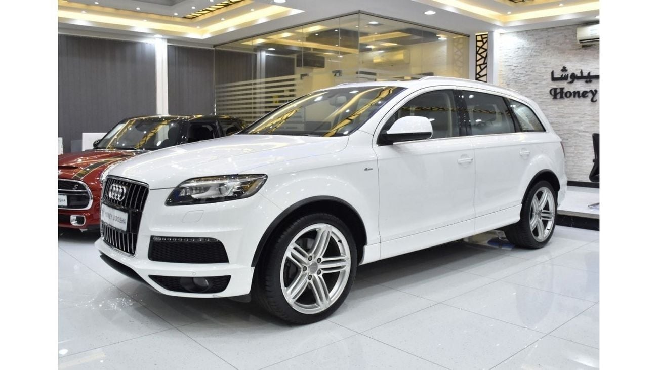 Audi Q7 EXCELLENT DEAL for our Audi Q7 S-Line 4.2L QUATTRO ( 2010 Model ) in White Color GCC Specs
