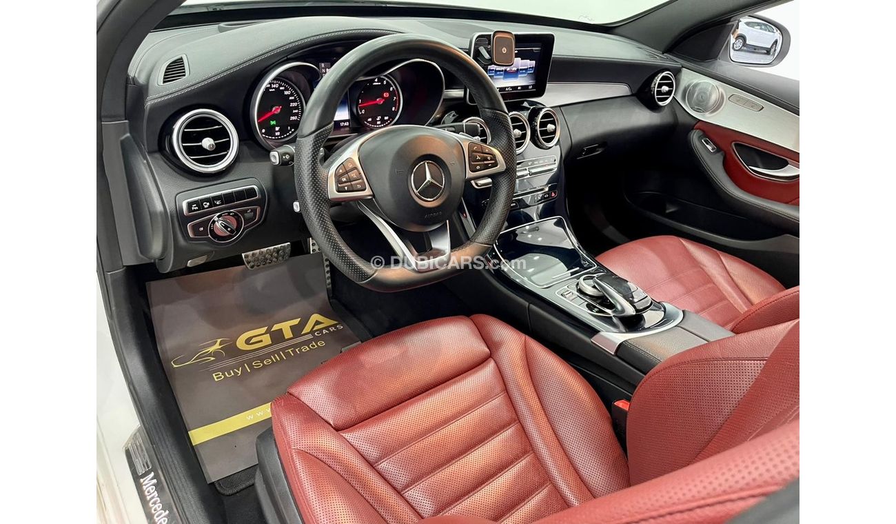 Mercedes-Benz C 200 AMG Pack 2017 Mercedes Benz C200 AMG Line, Full Service History, GCC