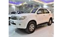 Toyota Fortuner EXCELLENT DEAL for our 4 Cylinder Toyota Fortuner 2010 Model!! in White Color! GCC Specs