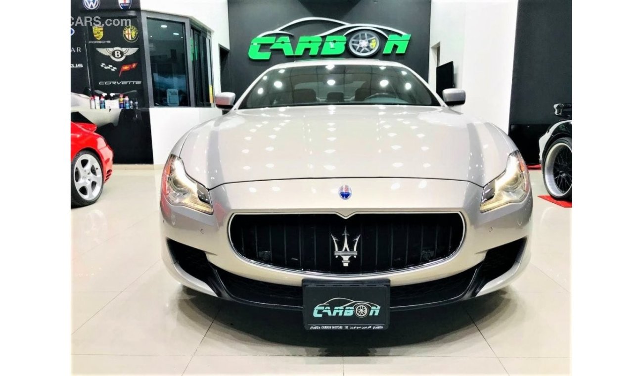 مازيراتي كواتروبورتي MASERATI QUATTROPORTE GTS 2014 GCC CAR LOW MILEAGE ONLY 77K KM FOR 129K AED