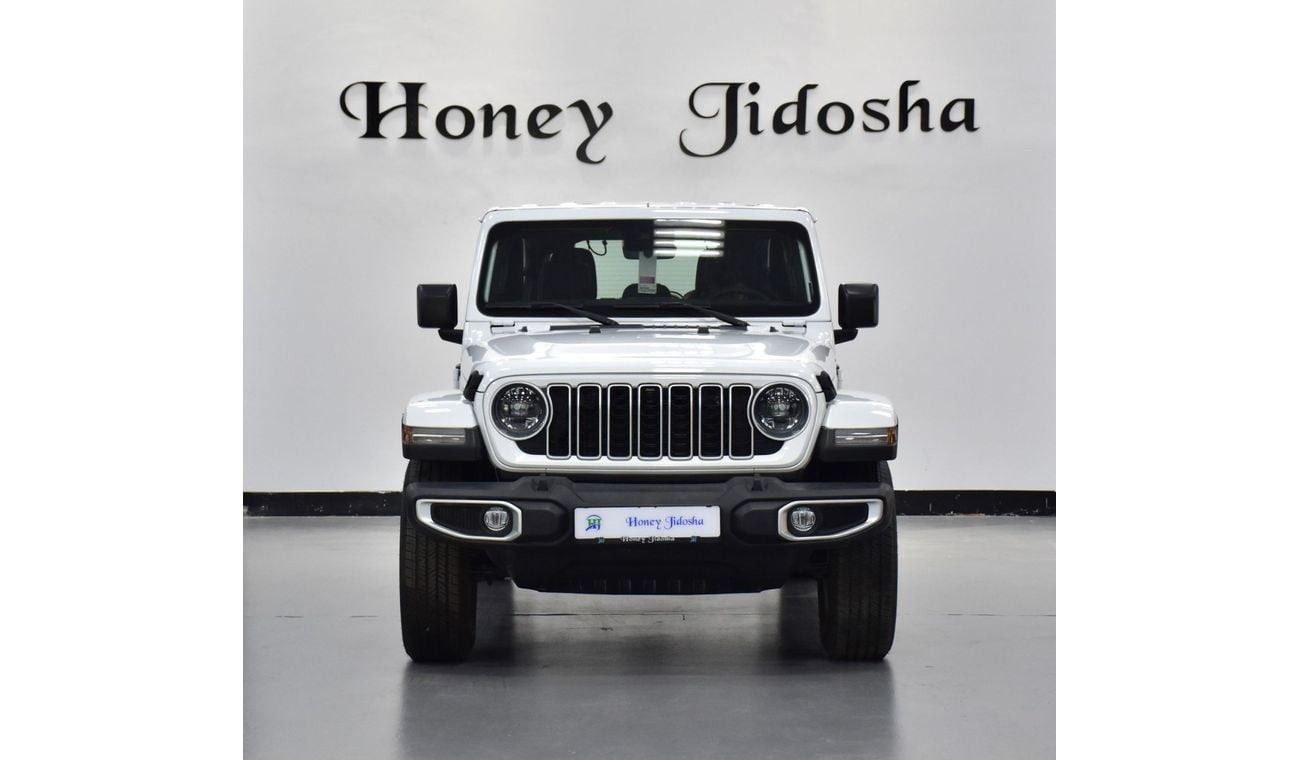 جيب رانجلر EXCELLENT DEAL for our Jeep Wrangler Unlimited SAHARA 2.0L ( 2024 Model ) in White Color GCC Specs