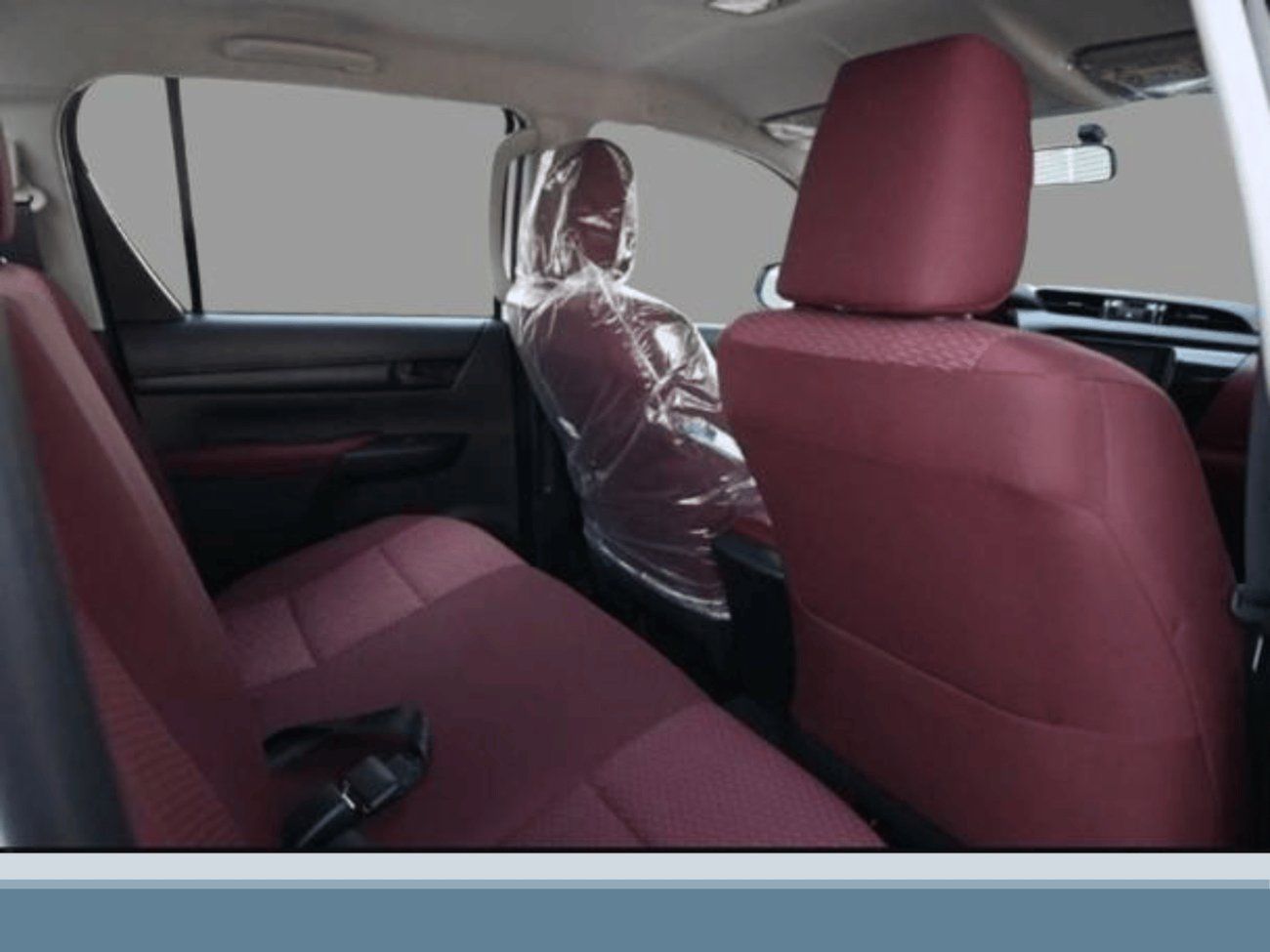 Toyota Hilux ECT0038 - Toyota Hilux DCab Pick Up DLXG - 2.7L Petrol Auto 4wd White/Red