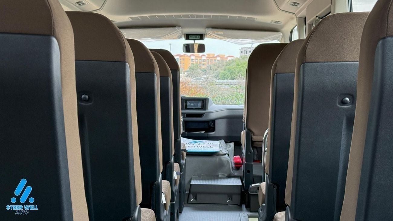 Toyota Coaster  2025 | 23-Seater | 4.0L Diesel | RWD | GCC Specs | Full Option White | BEST PRICE