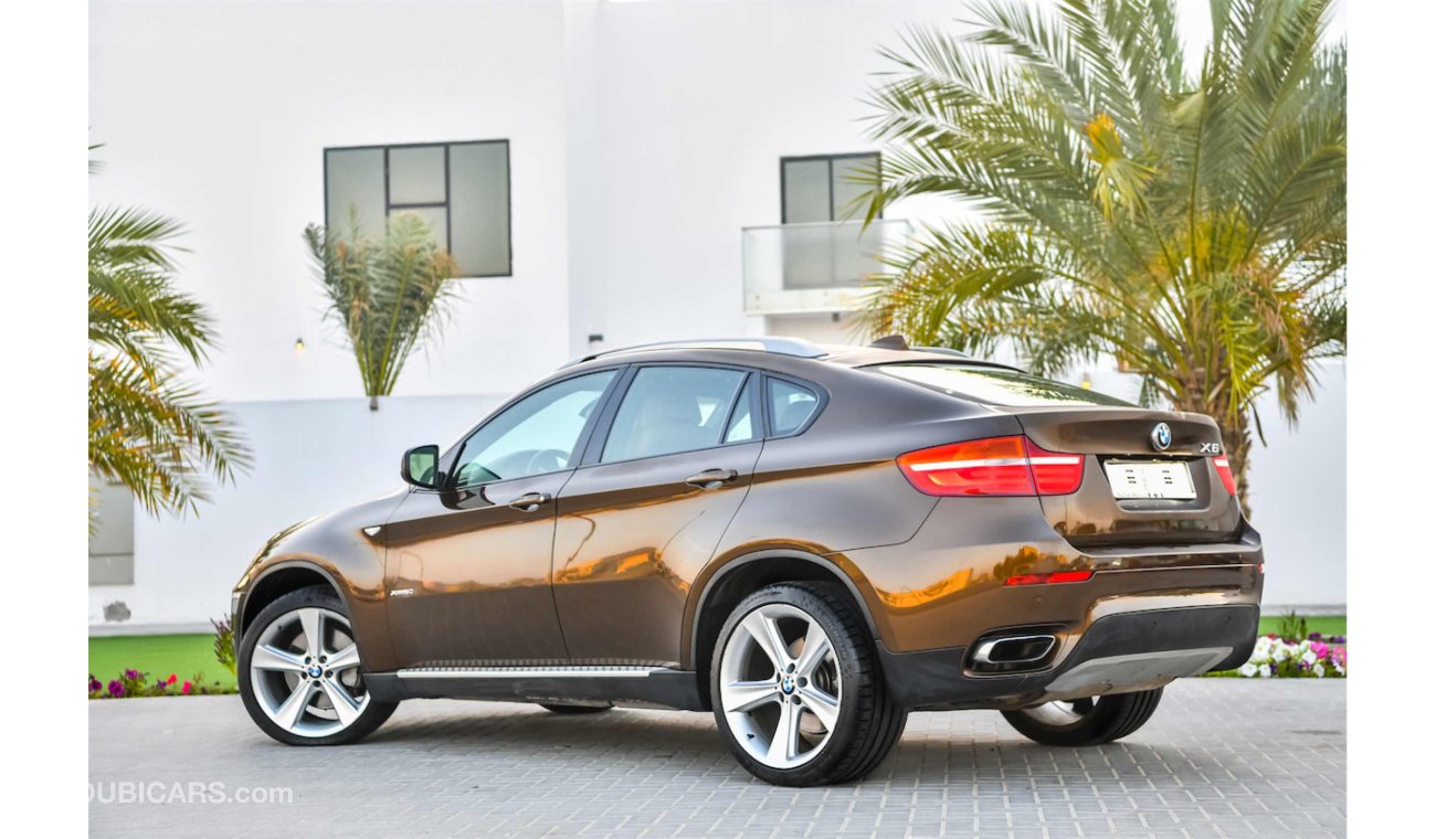 BMW X6 Xdrive50i - Agency Warranty - AED 1,939 Per Month - 0% DP